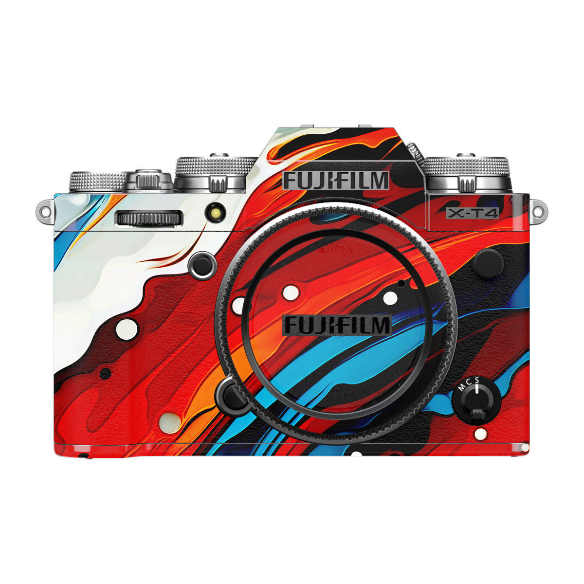 Minimal Yellow Wave FujiFilm X-T4 Camera Skin