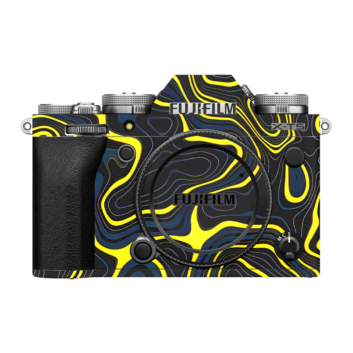 Neon Lava Contours FujiFilm X-T5 Camera Skin