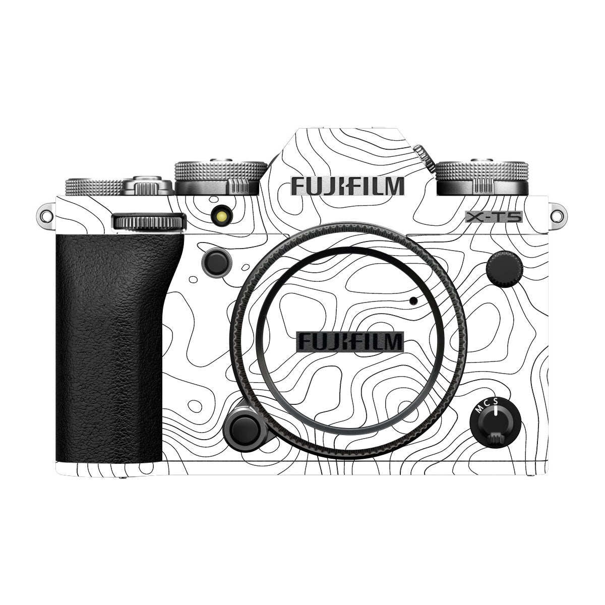 White Contour Design FujiFilm X-T5 Camera Skin