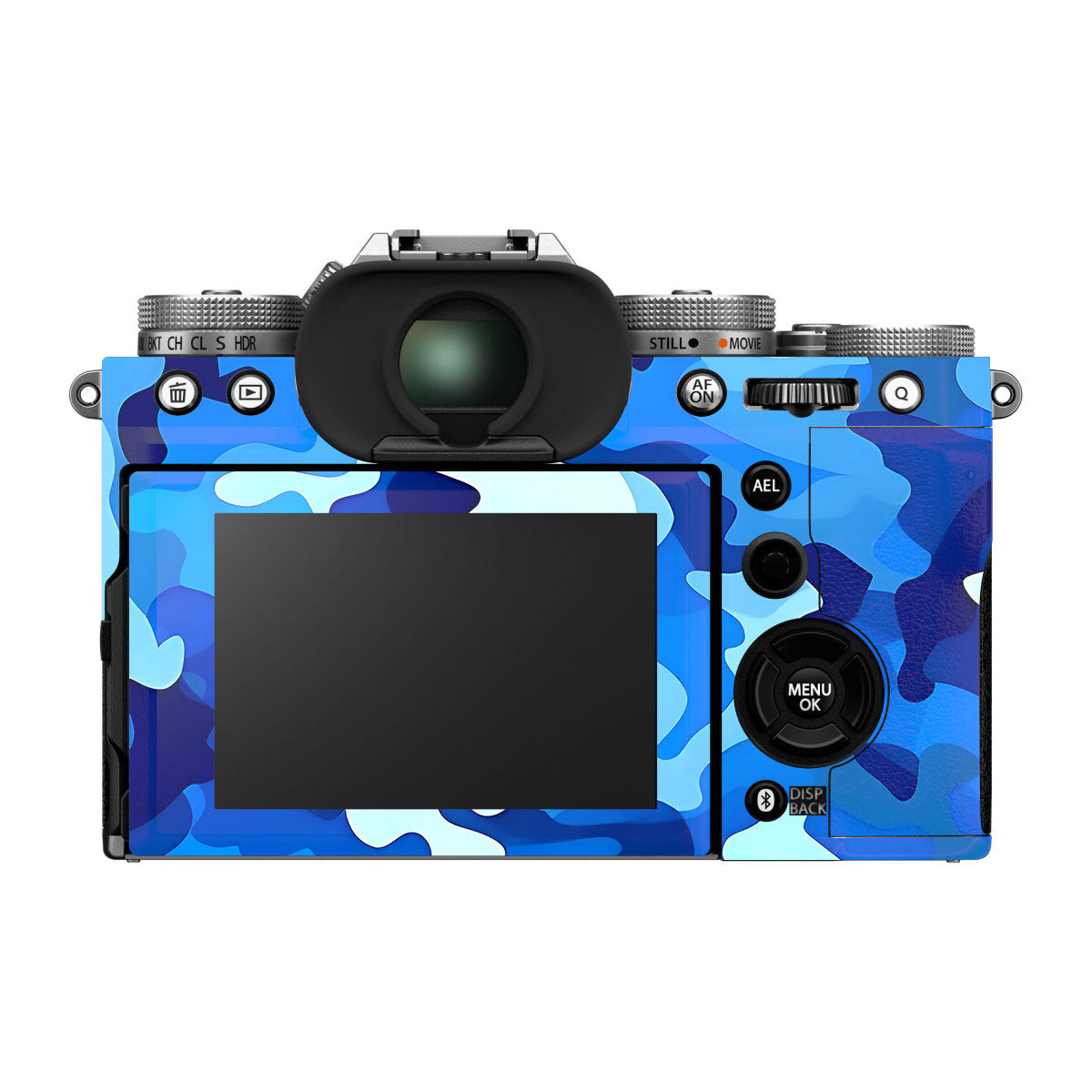 Arctic Blue Camo Pattern FujiFilm X-T5 Camera Skin