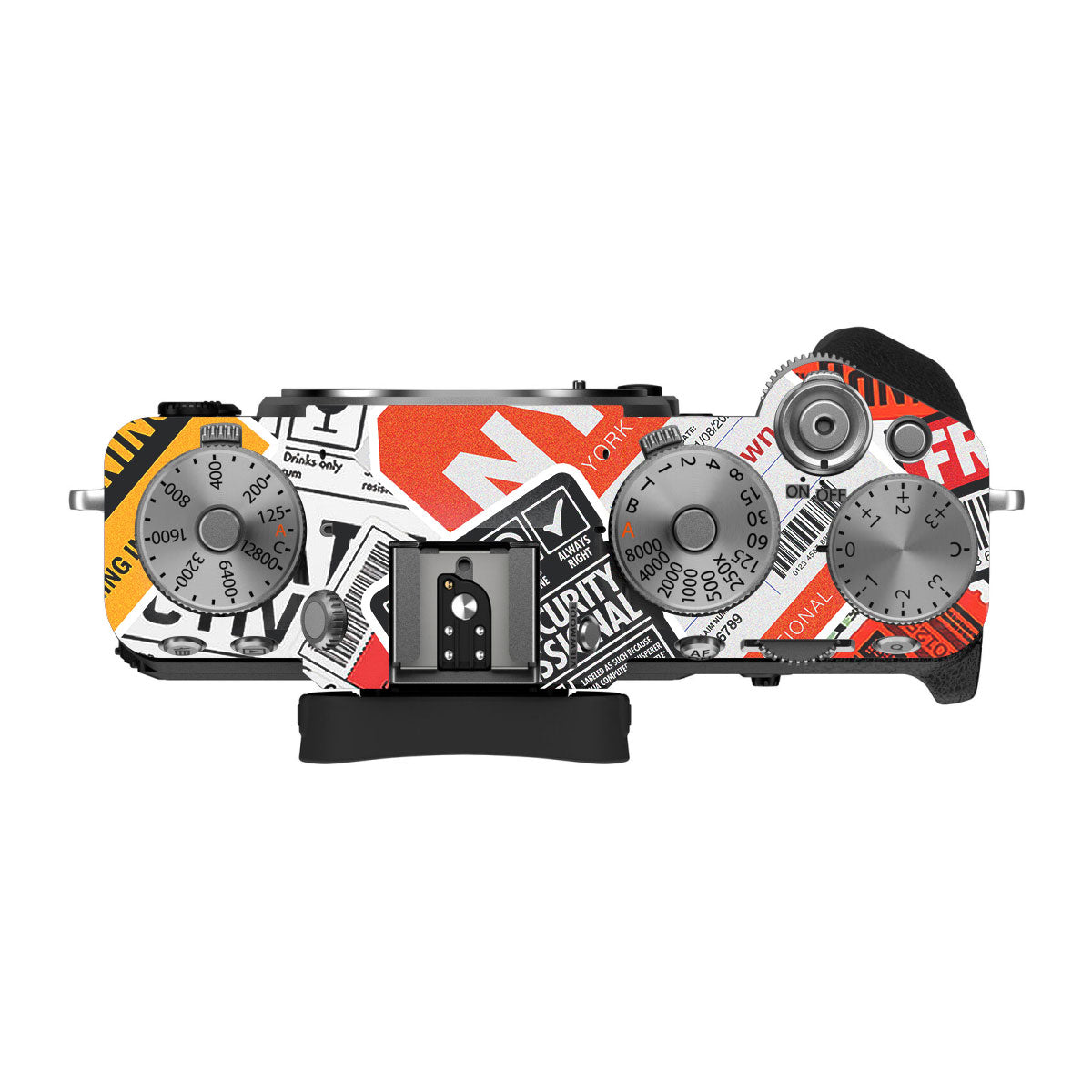 Tech Aesthetic Sticker Collage FujiFilm X-T5 Camera Skin