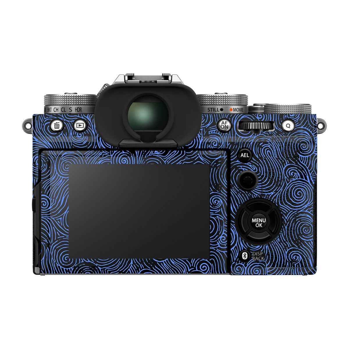 Blue Spirals FujiFilm X-T5 Camera Skin