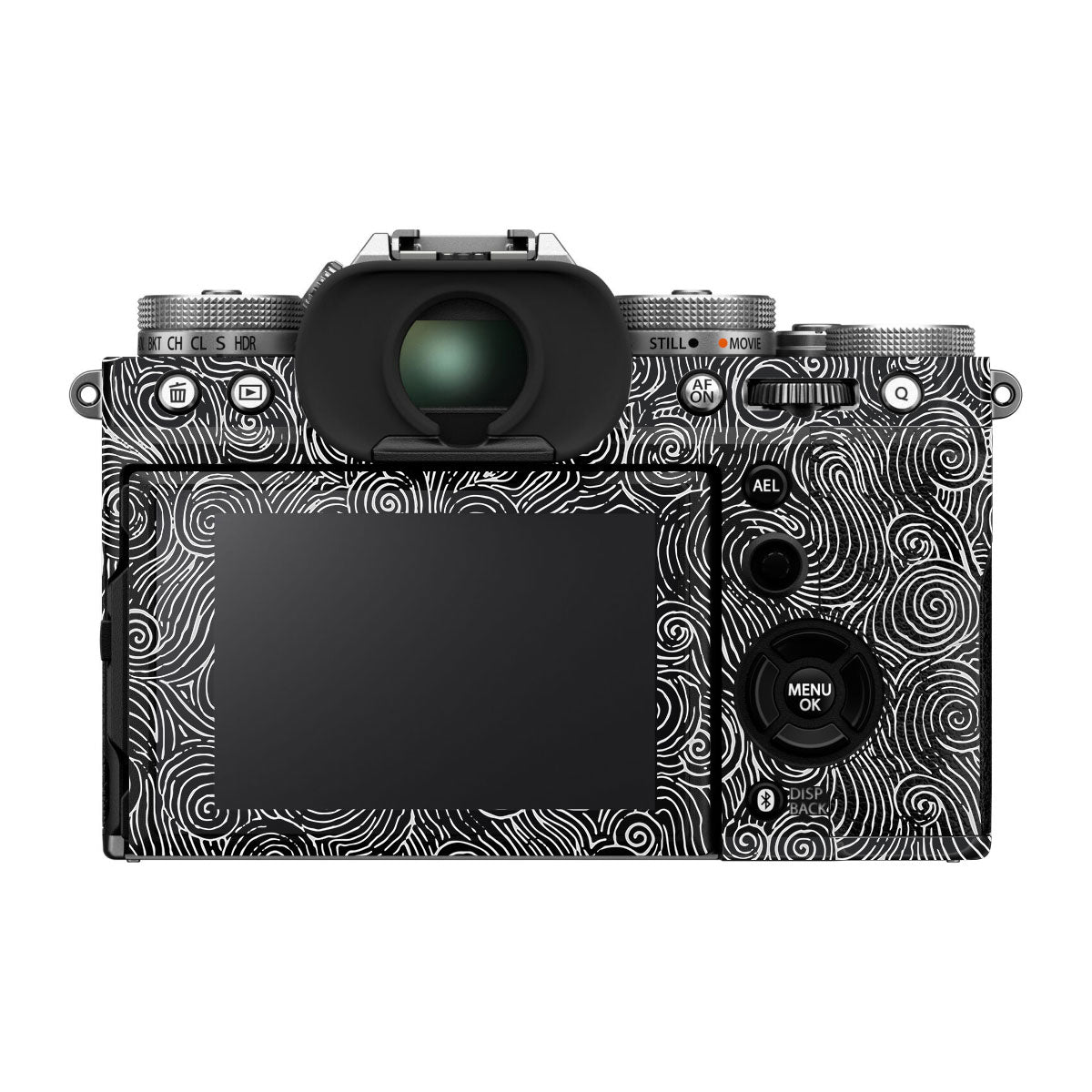 White Spirals FujiFilm X-T5 Camera Skin