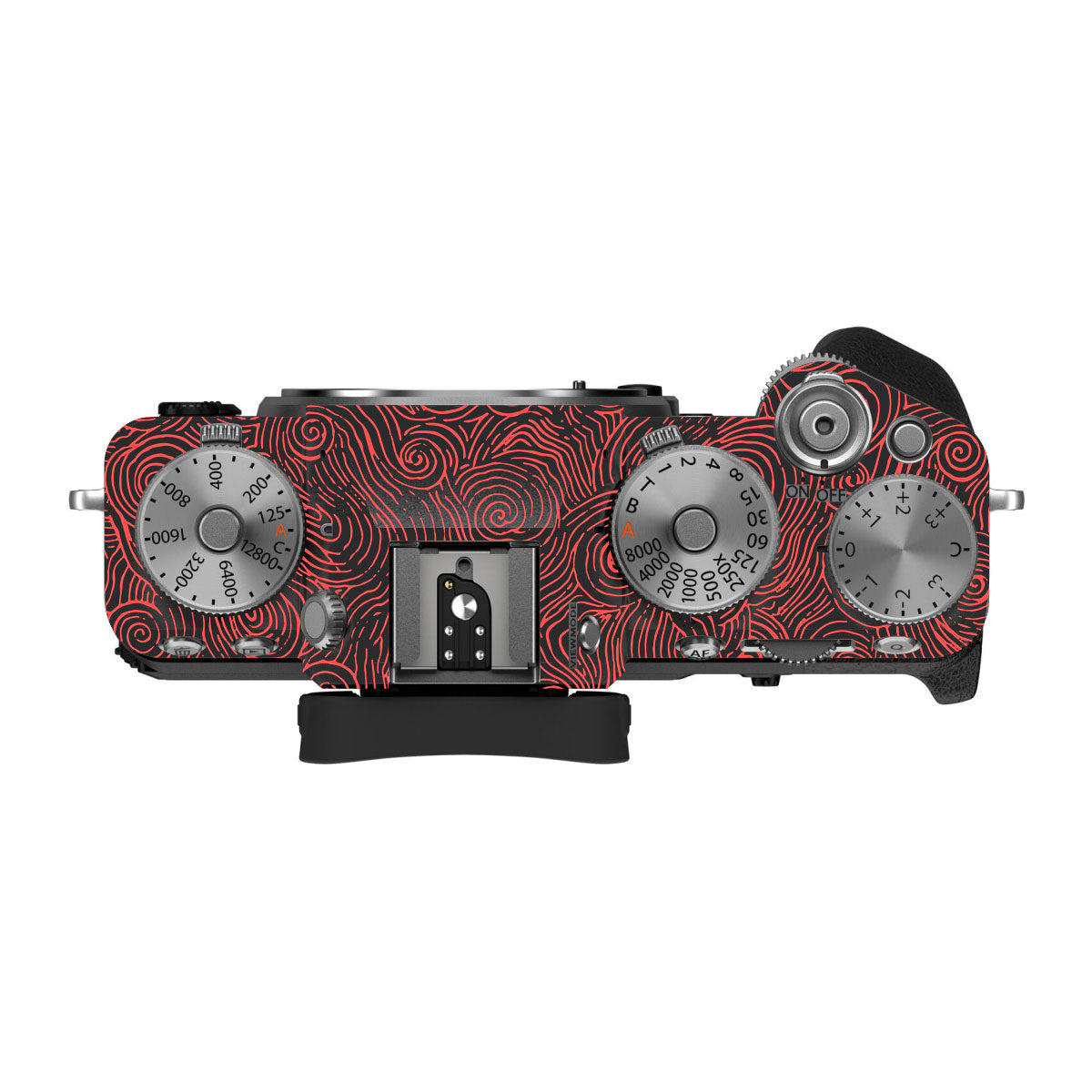 Red Spirals FujiFilm X-T5 Camera Skin