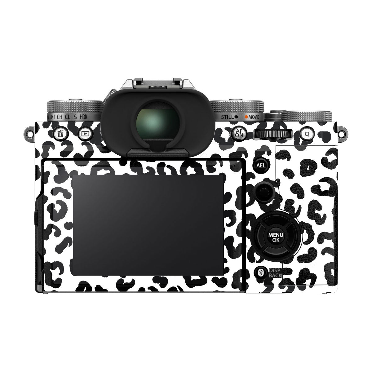 White Leopard FujiFilm X-T5 Camera Skin