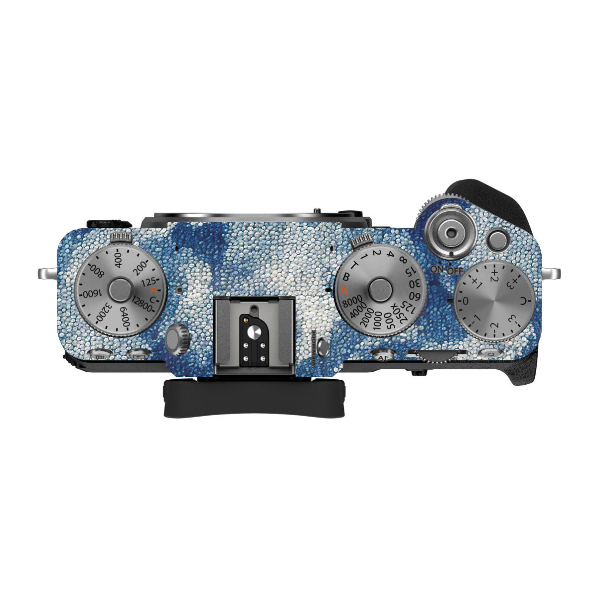 Blue Watercolor Fabric FujiFilm X-T5 Camera Skin