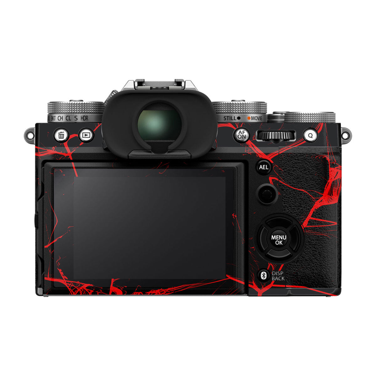 Red Neural Grid FujiFilm X-T5 Camera Skin
