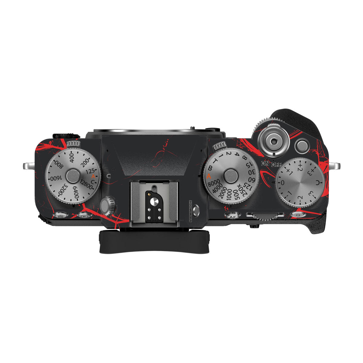 Red Neural Grid FujiFilm X-T5 Camera Skin