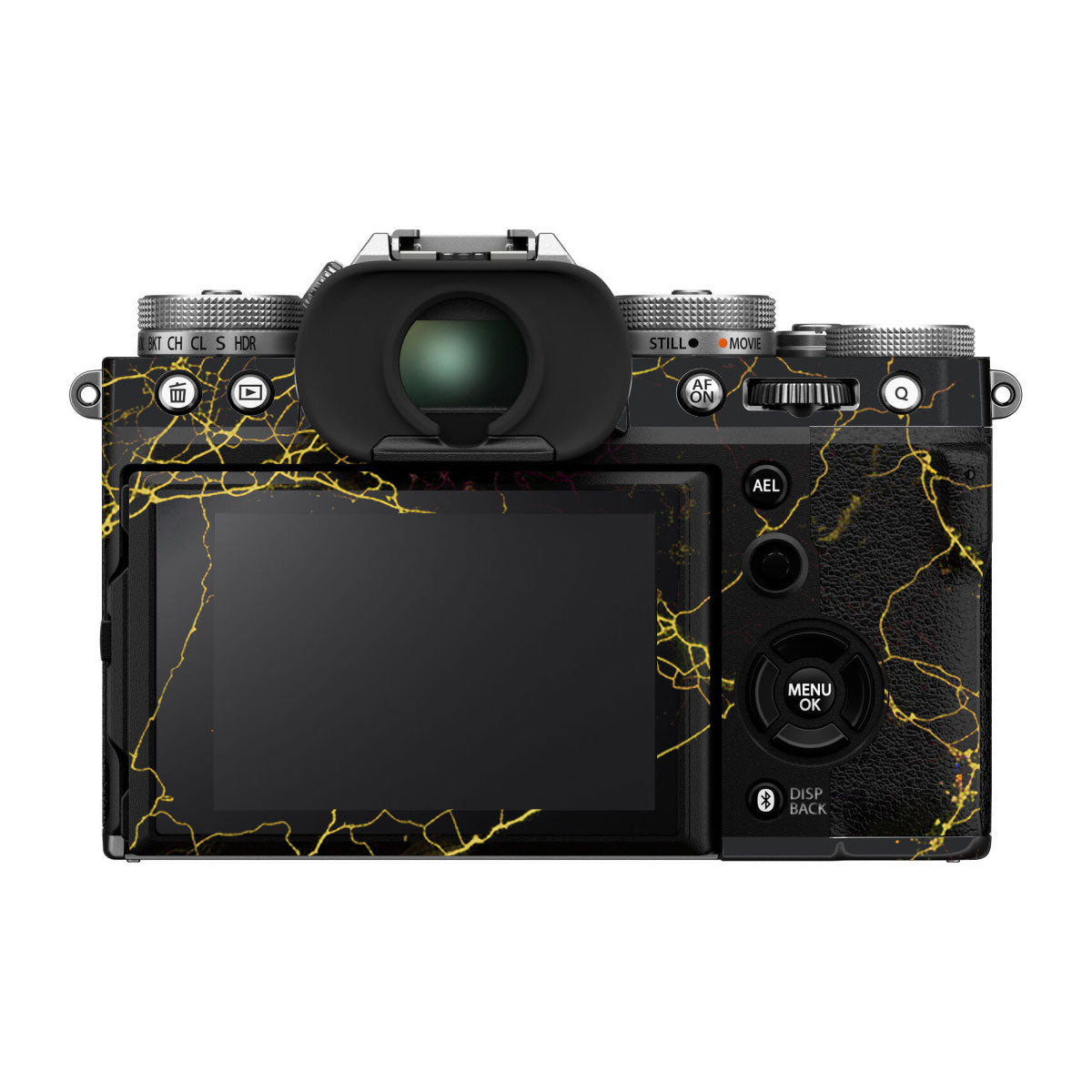 Electric Gold Veins FujiFilm X-T5 Camera Skin