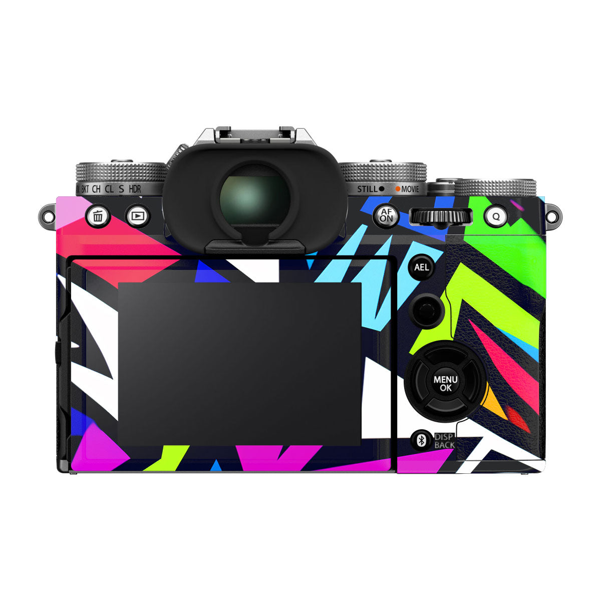 Bold Geometric Pop FujiFilm X-T5 Camera Skin
