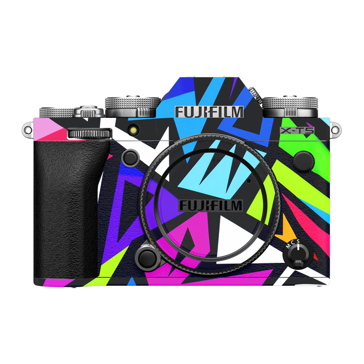 Bold Geometric Pop FujiFilm X-T5 Camera Skin
