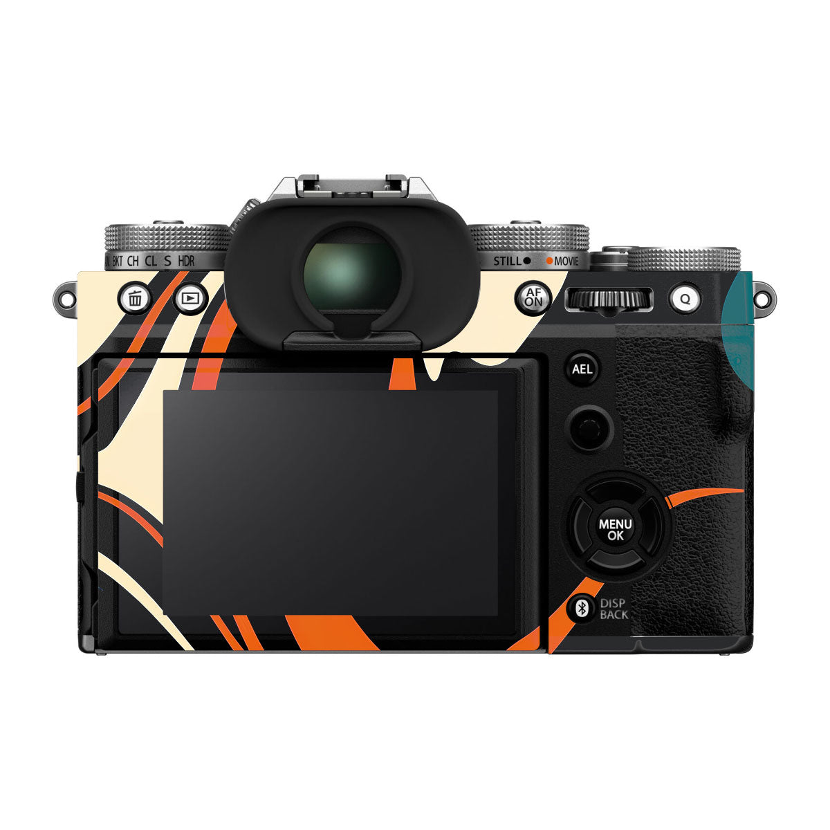 Mid-Century Abstract Swirl FujiFilm X-T5 Camera Skin