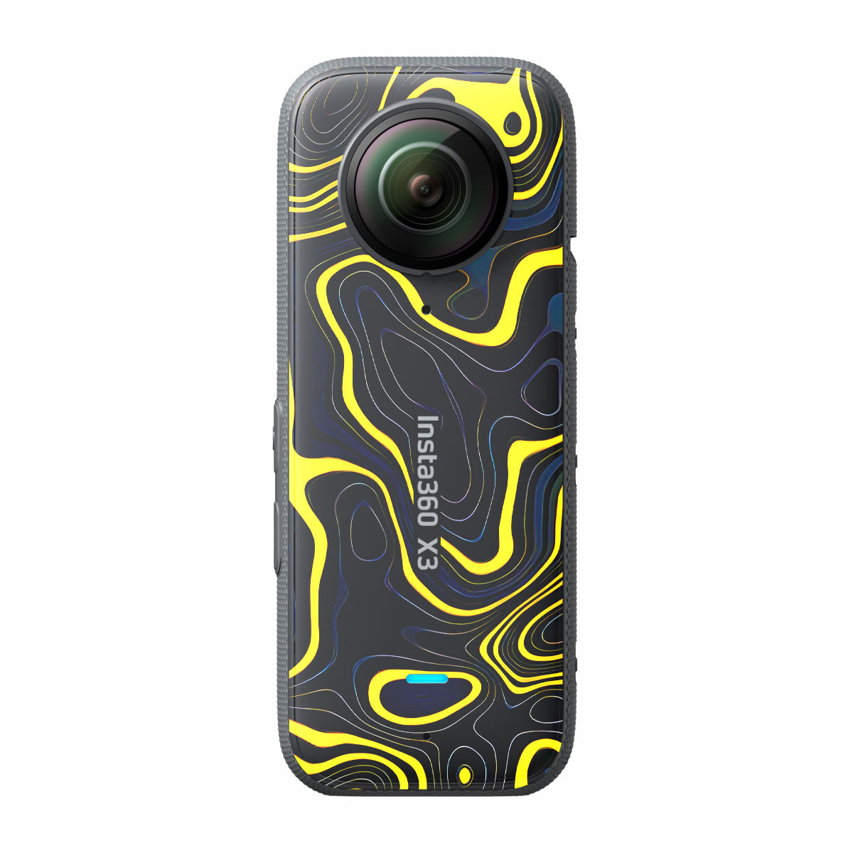 Neon Lava Contours Insta360 X3 Camera Skins