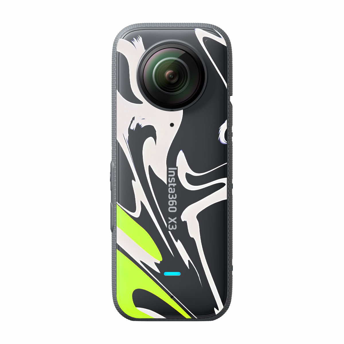 Neon Green and Black Pattern Insta360 X3 Camera Skins