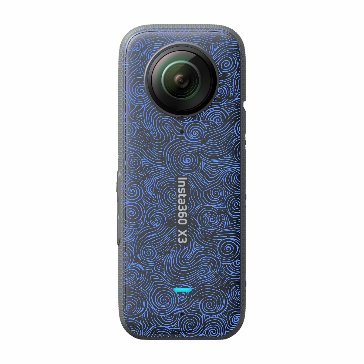Blue Spirals Insta360 X3 Camera Skins