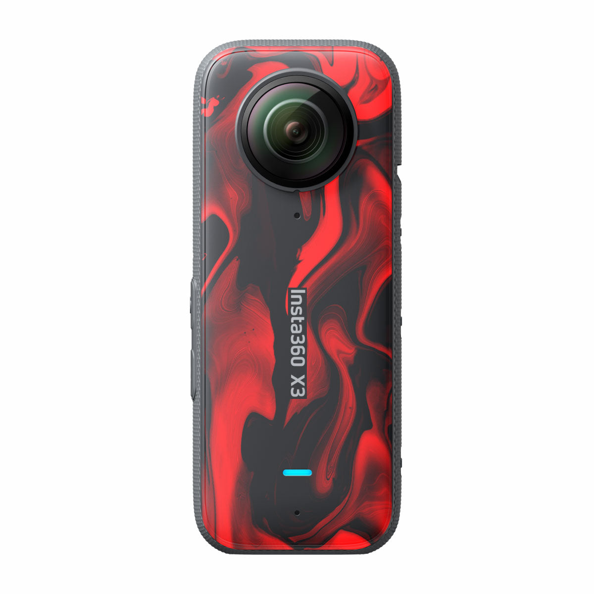 Red Lava Flow Insta360 X3 Camera Skins
