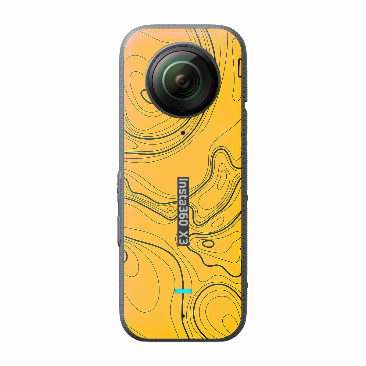 Topographic Map Pattern Insta360 X3 Camera Skins