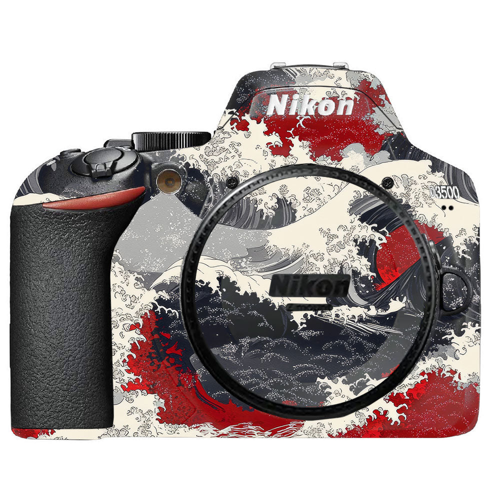 Abstract Waves Nikon D3500 Camera Skin