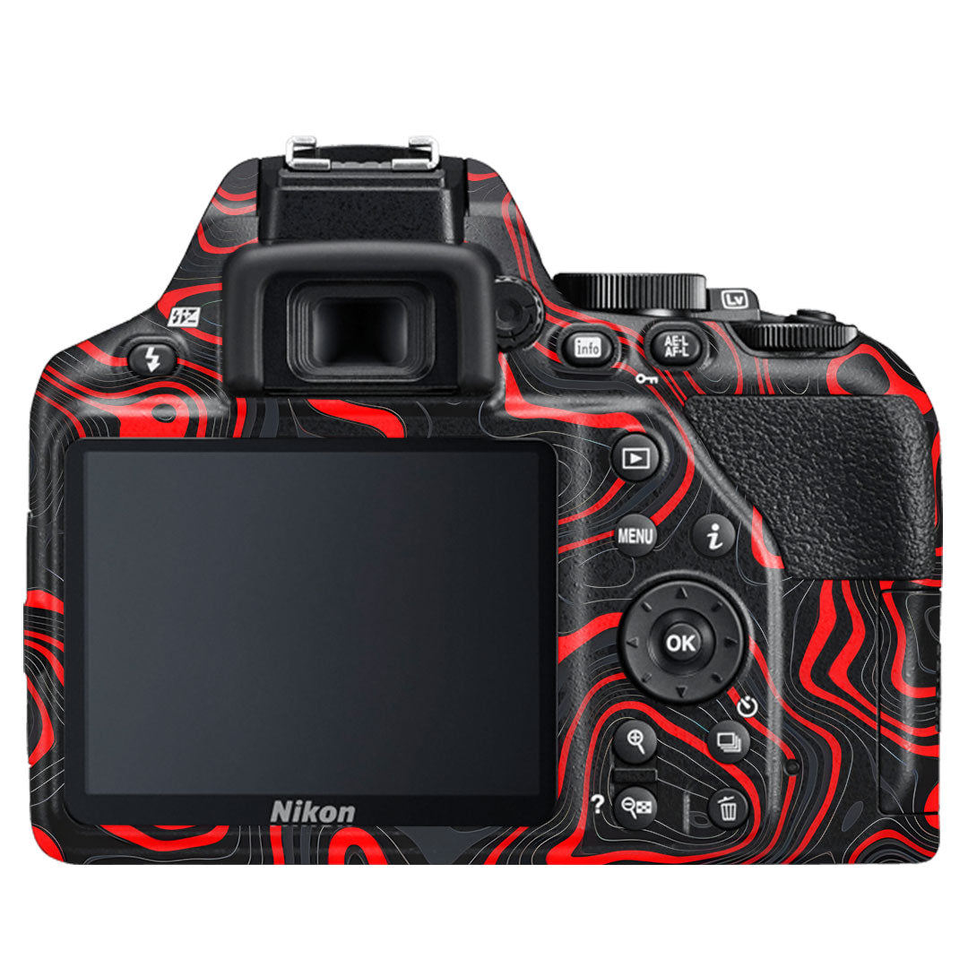 Crimson Waves Nikon D3500 Camera Skin