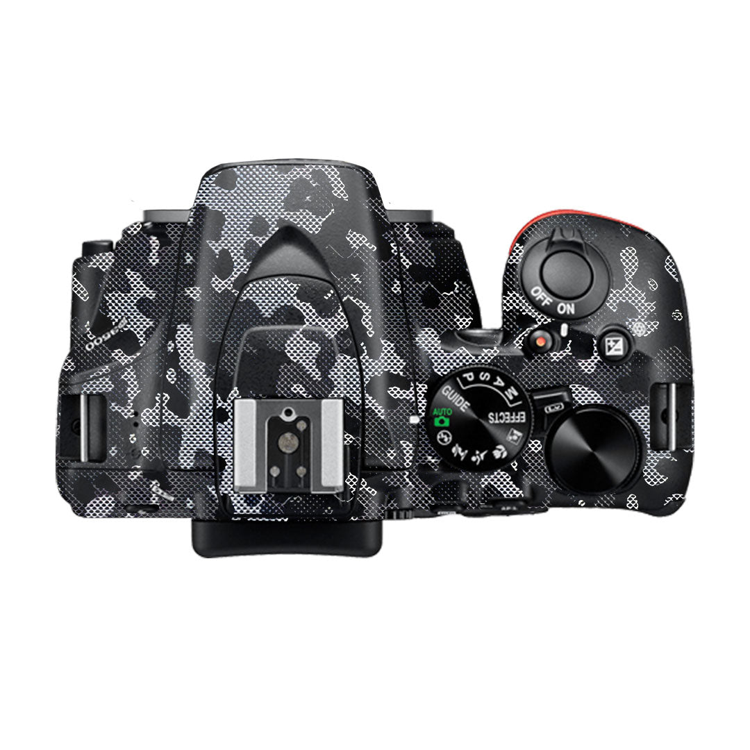 Stealth Grey Camo Nikon D3500 Camera Skin