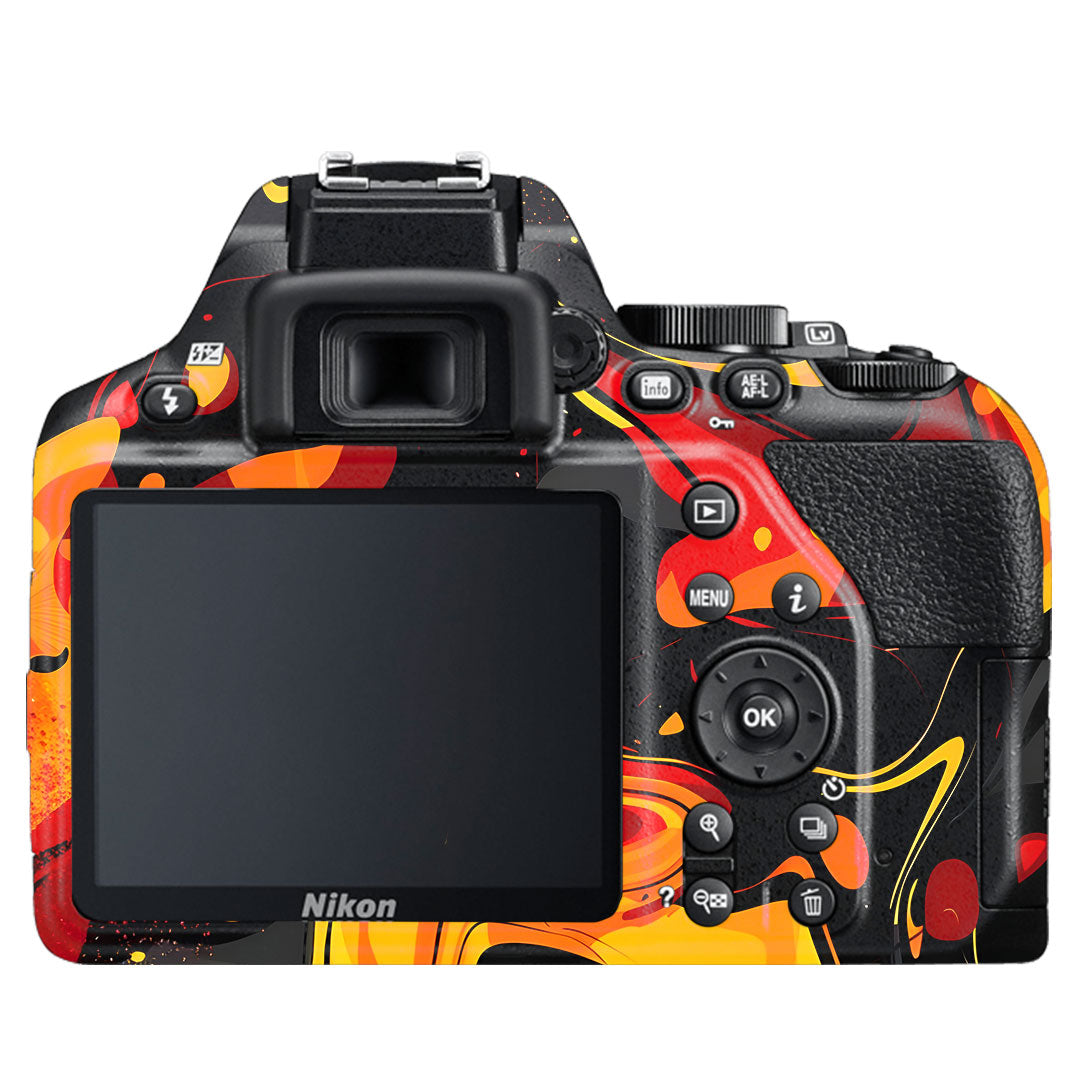 Lava Burst Nikon D3500 Camera Skin