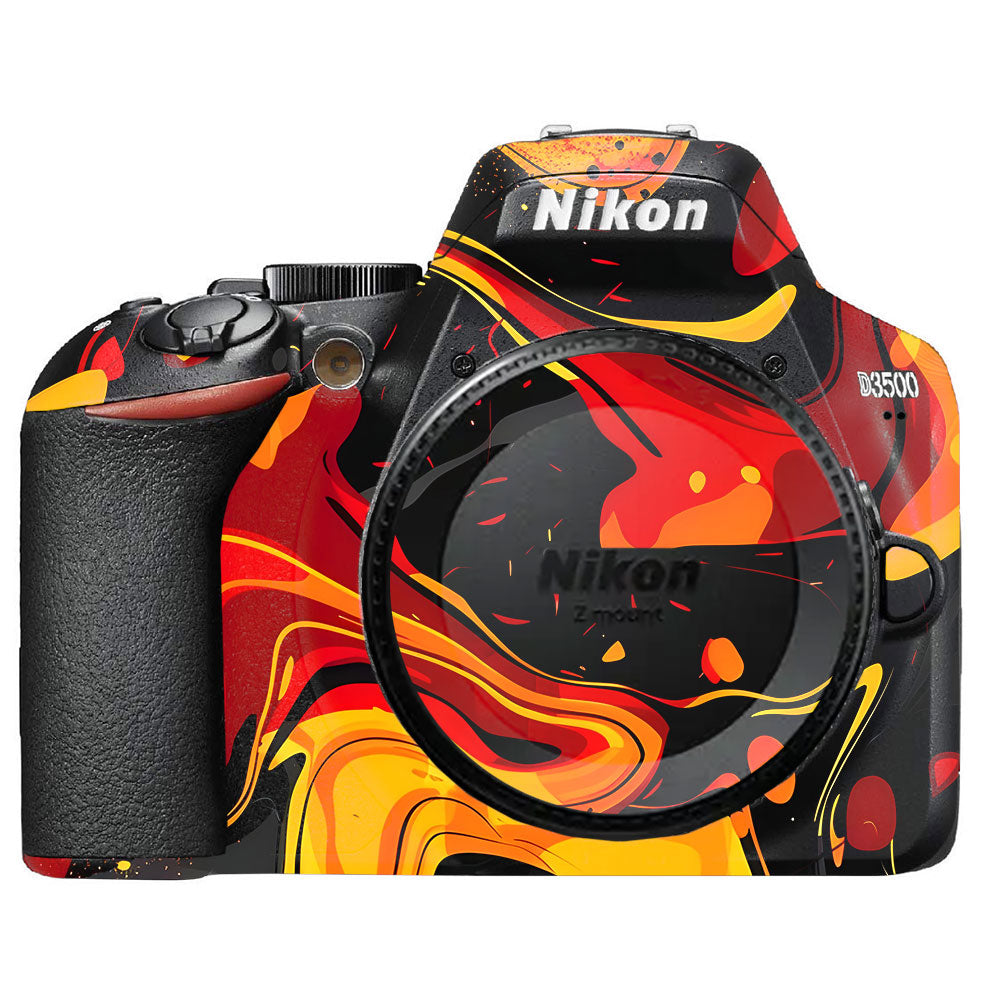 Lava Burst Nikon D3500 Camera Skin