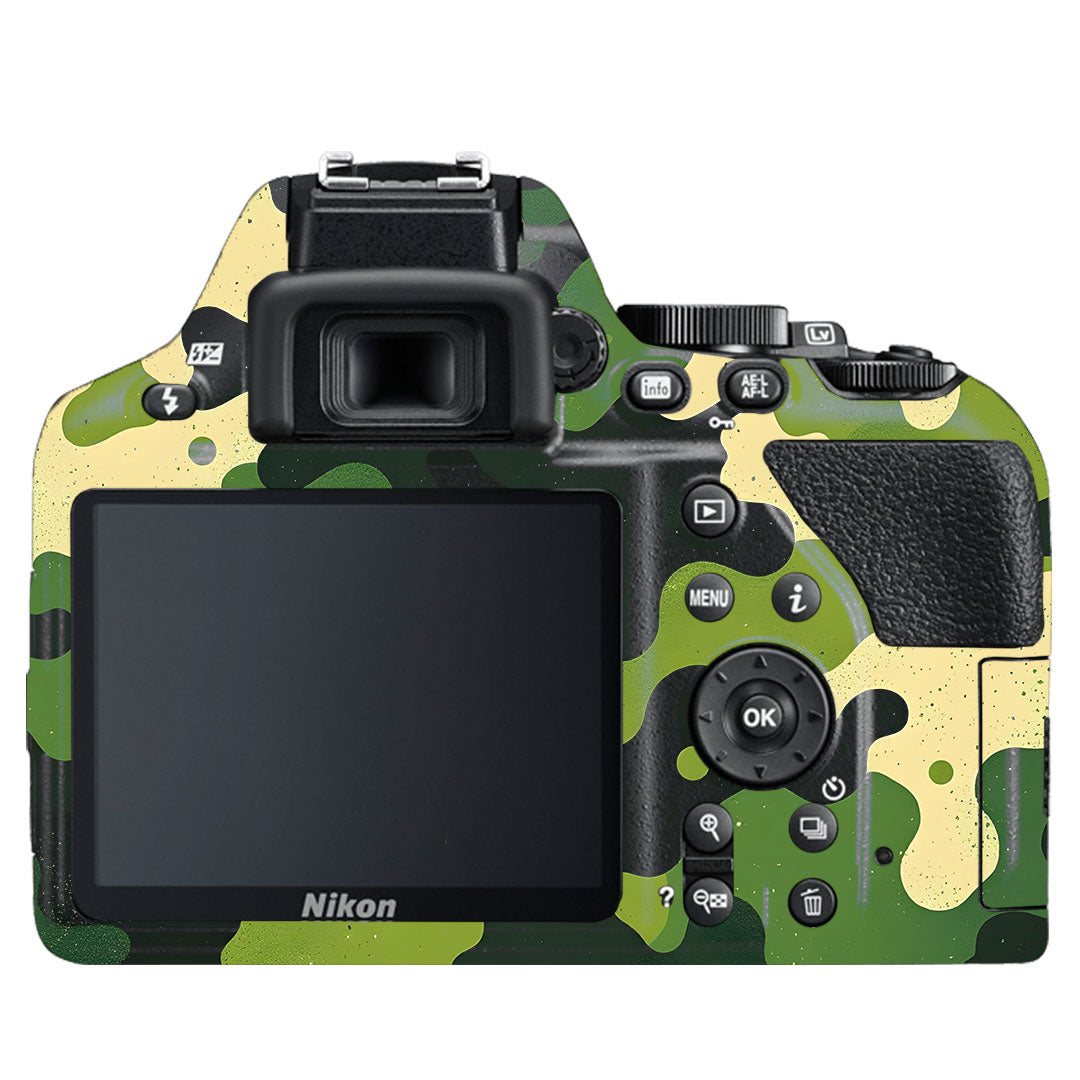 Camouflage Pattern Nikon D3500 Camera Skin