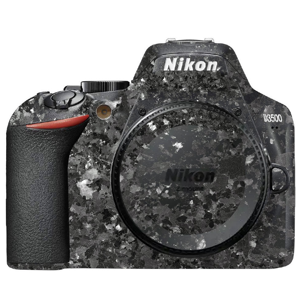 Black Granite Nikon D3500 Camera Skin