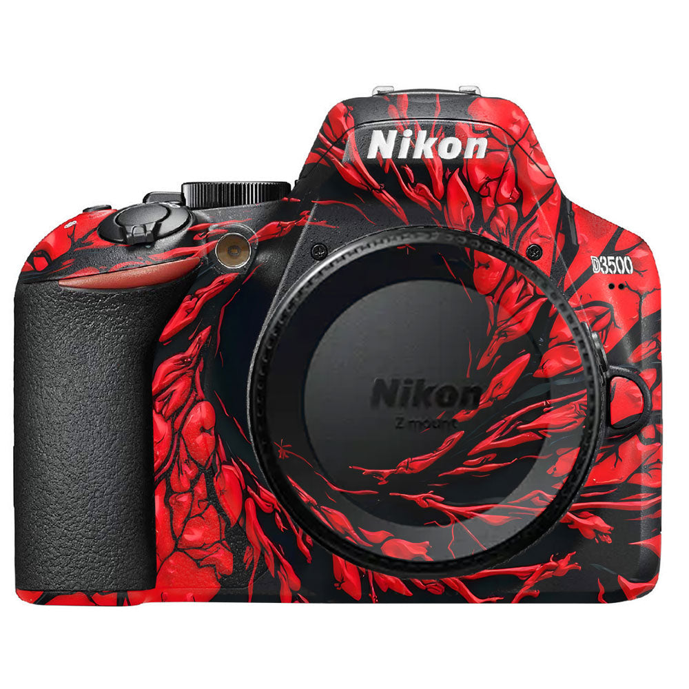 Venom Red Nikon D3500 Camera Skin