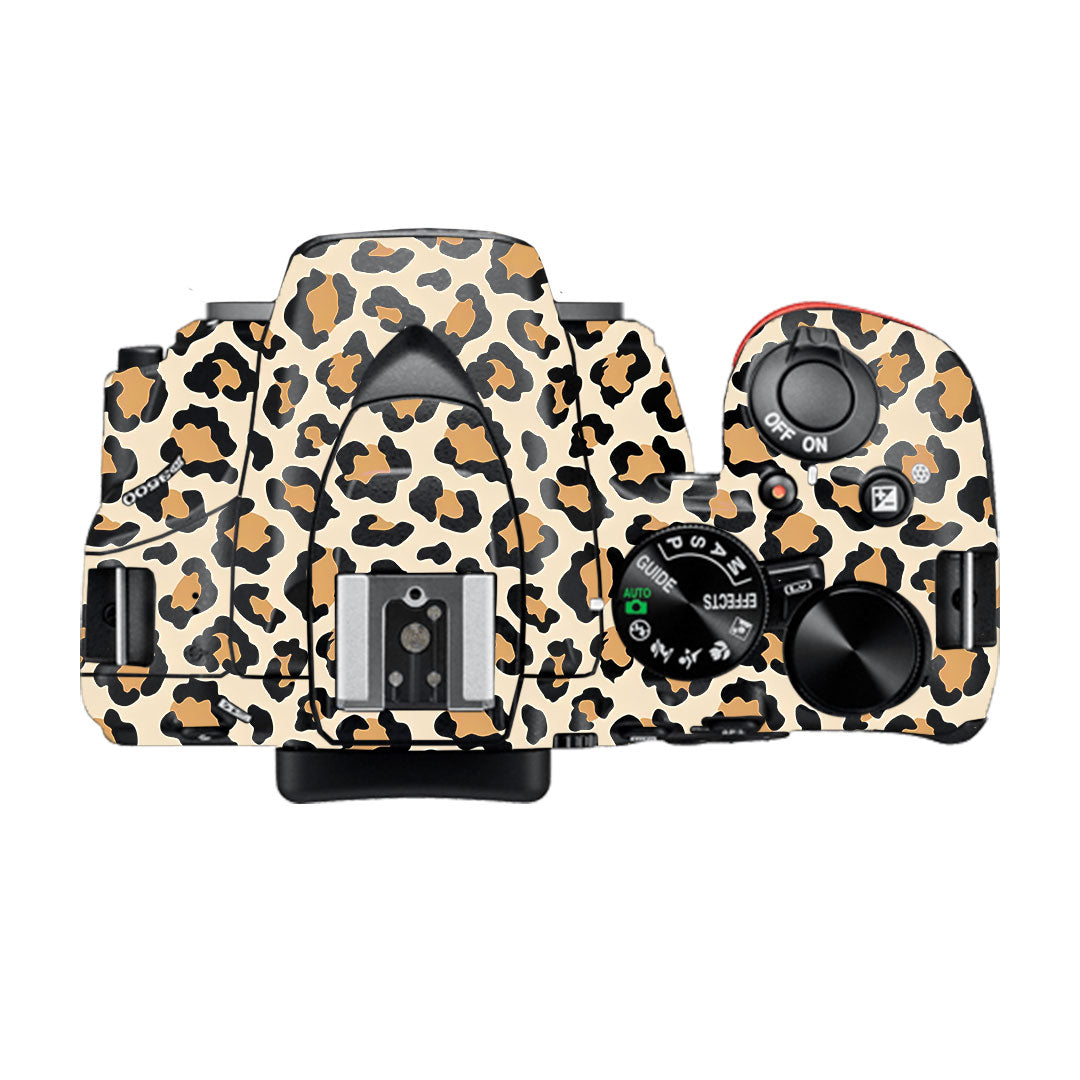 Sandy Leopard Spots Nikon D3500 Camera Skin