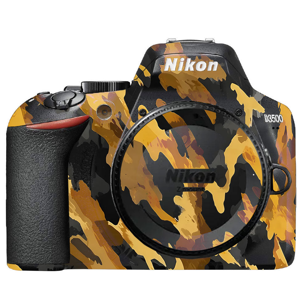 Camo Tiger Blend Nikon D3500 Camera Skin