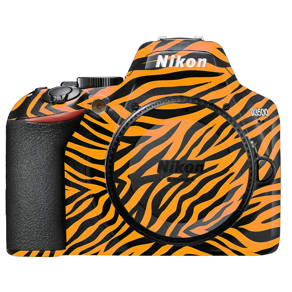 Zebra Gold Pattern Nikon D3500 Camera Skin