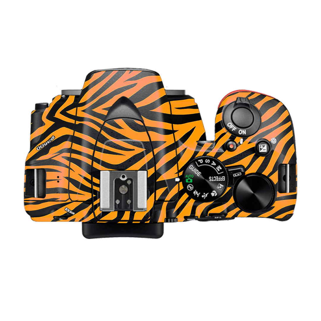 Zebra Gold Pattern Nikon D3500 Camera Skin