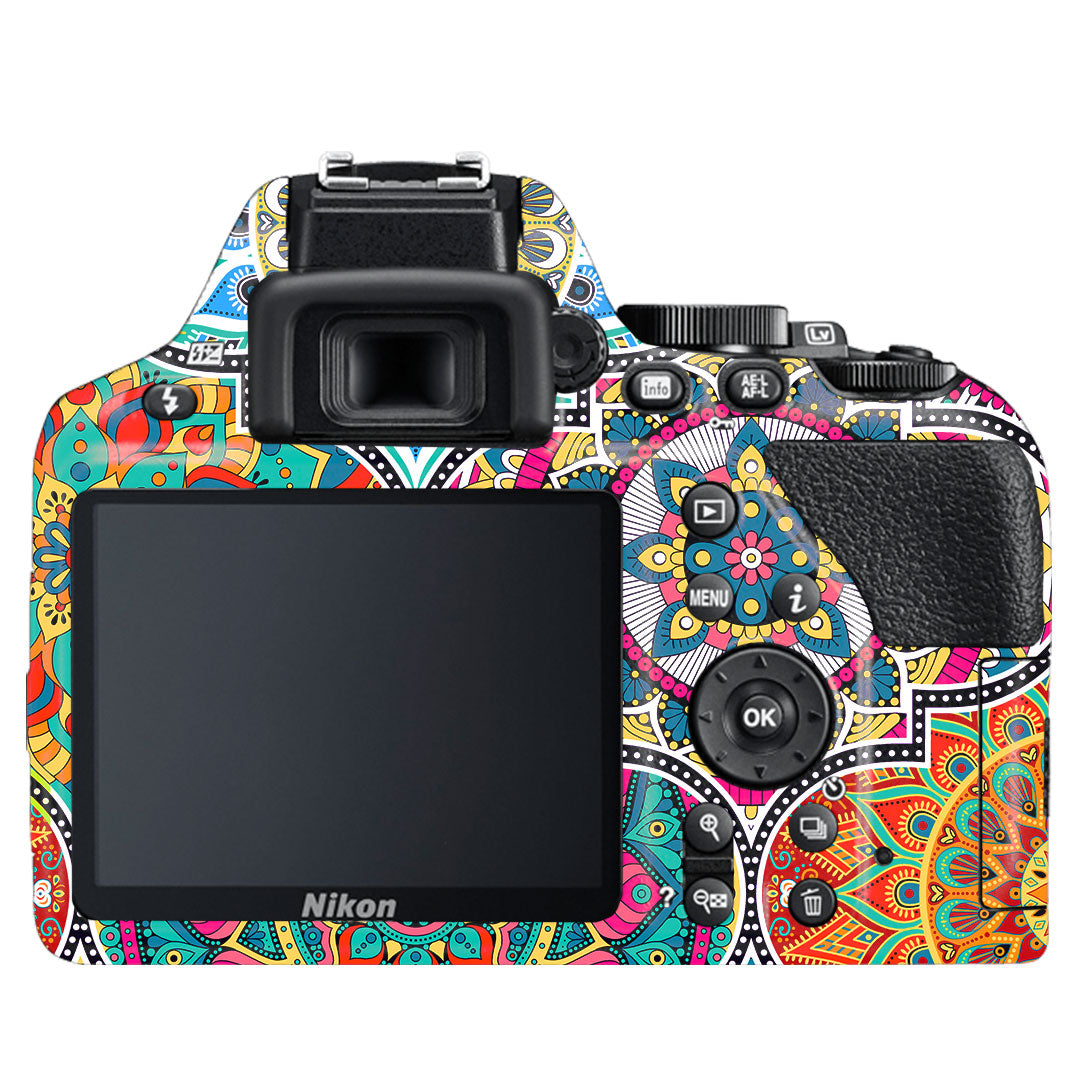 Boho Mandala Tile Pattern Nikon D3500 Camera Skin