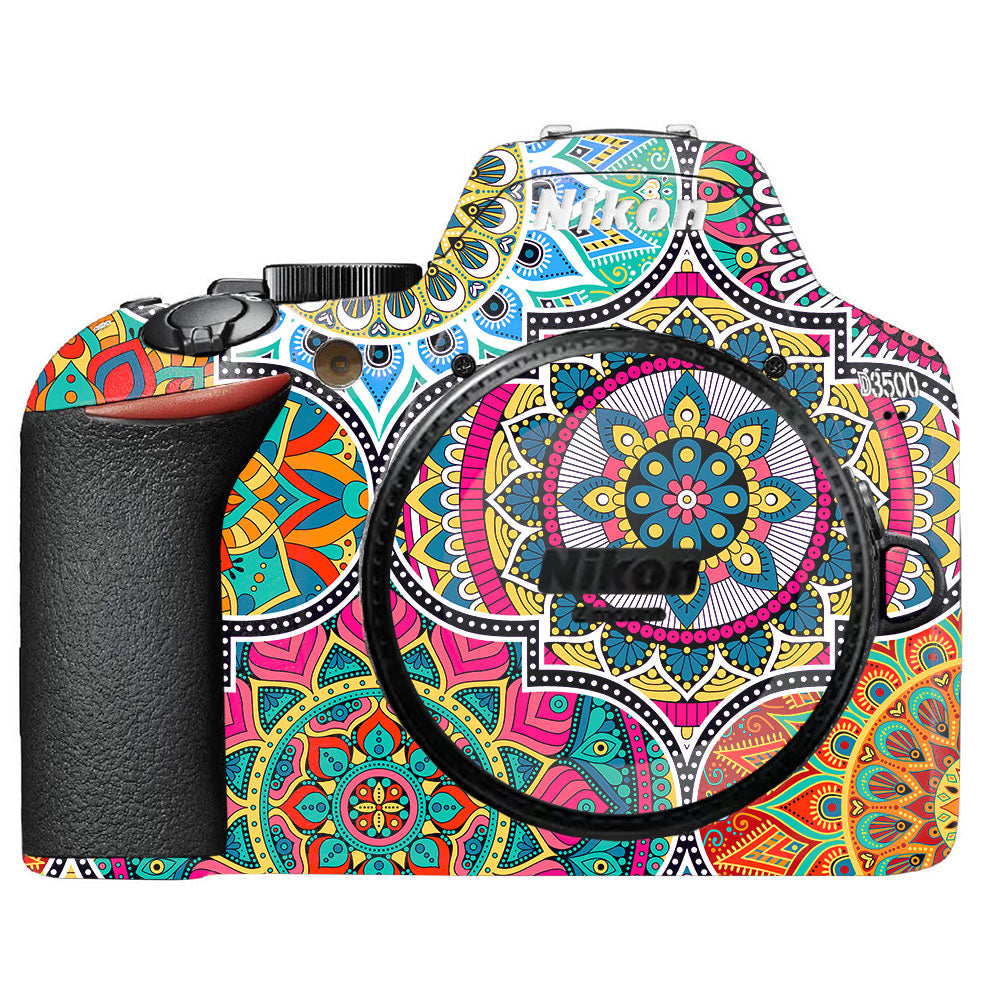 Boho Mandala Tile Pattern Nikon D3500 Camera Skin