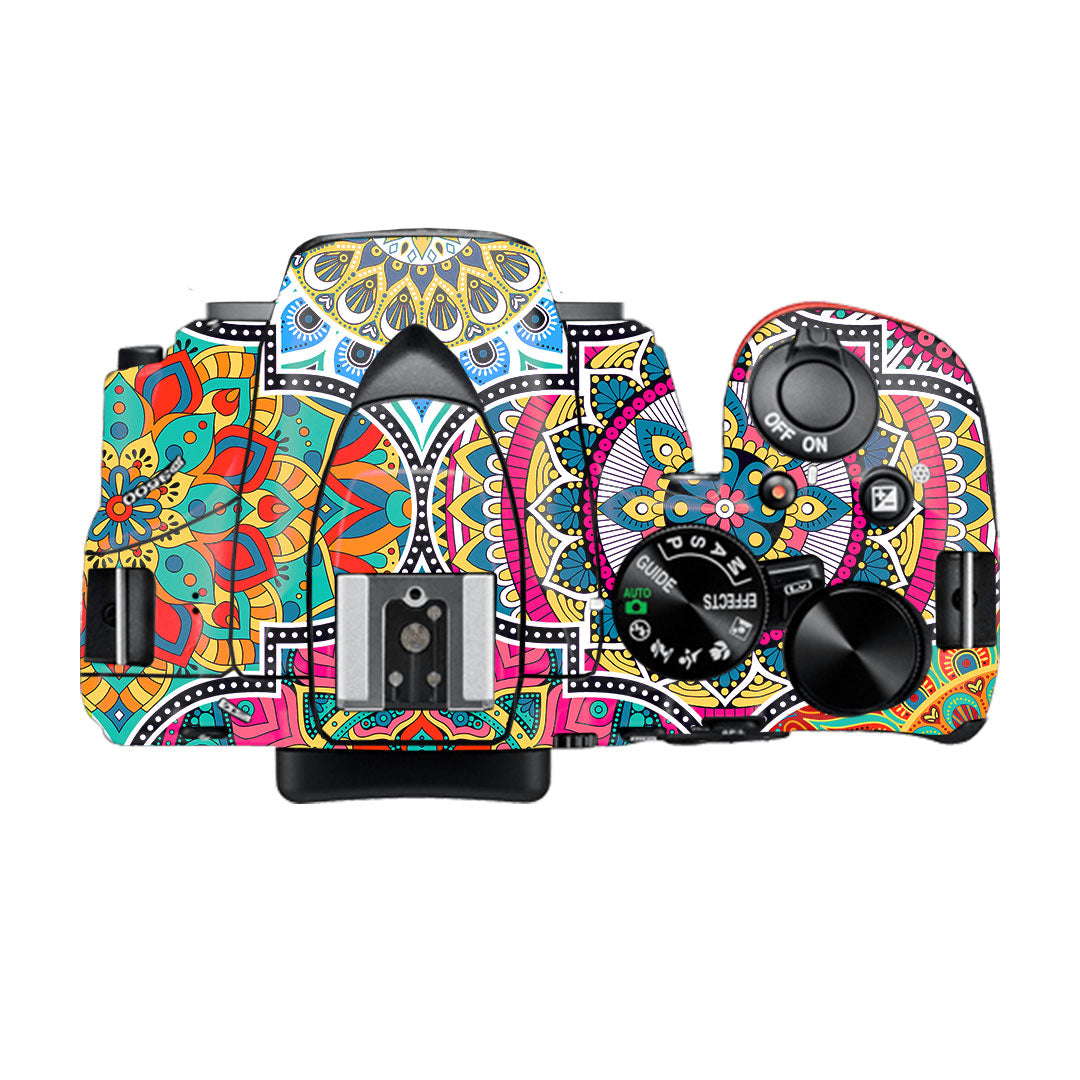Boho Mandala Tile Pattern Nikon D3500 Camera Skin