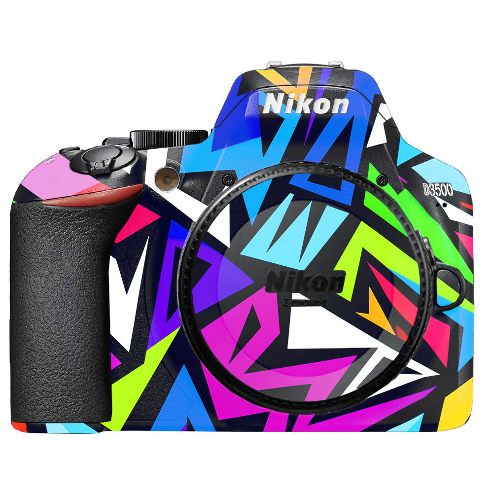 Bold Geometric Pop Nikon D3500 Camera Skin