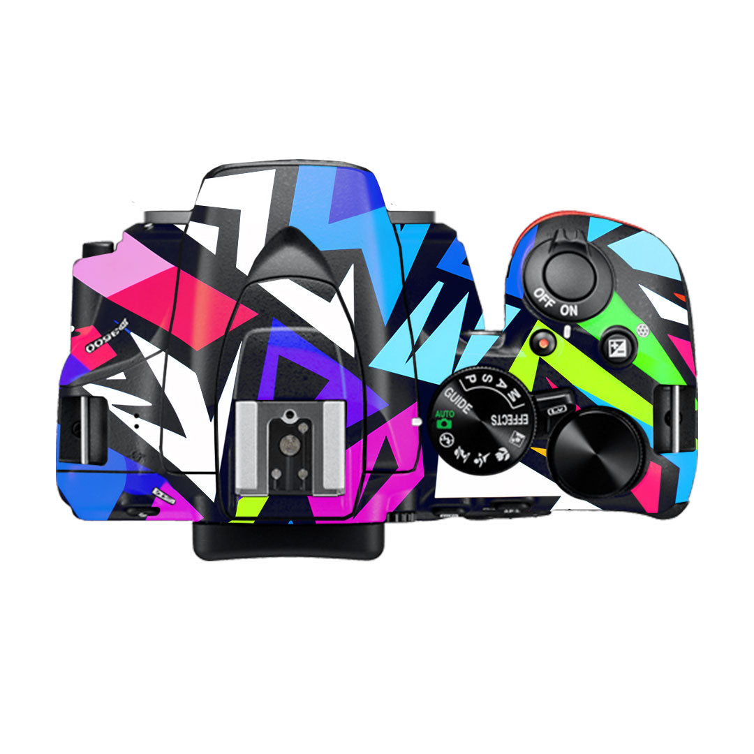 Bold Geometric Pop Nikon D3500 Camera Skin