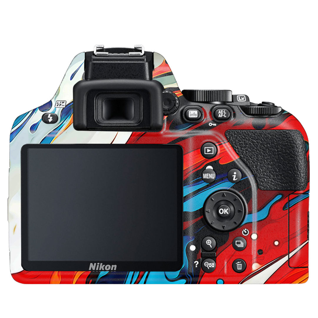 Fire & Ice Flow Nikon D3500 Camera Skin