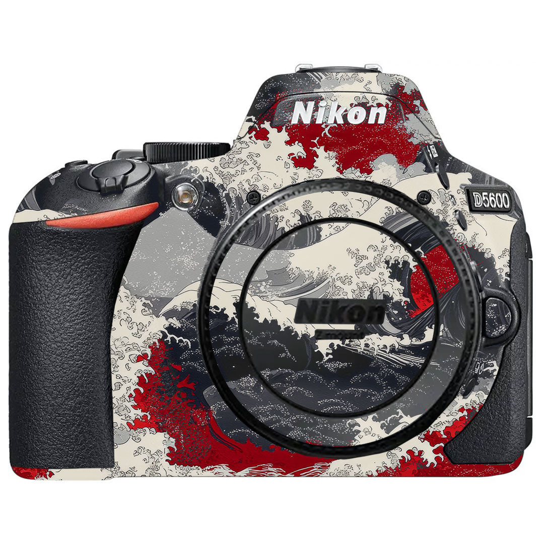 Abstract Waves Nikon D5600 Camera Skin