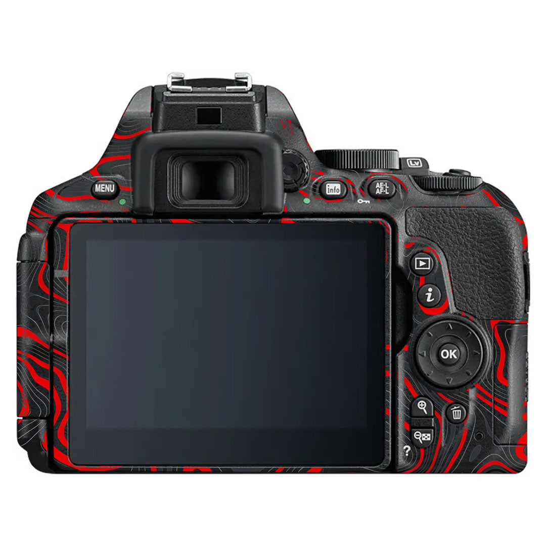 Crimson Waves Nikon D5600 Camera Skin