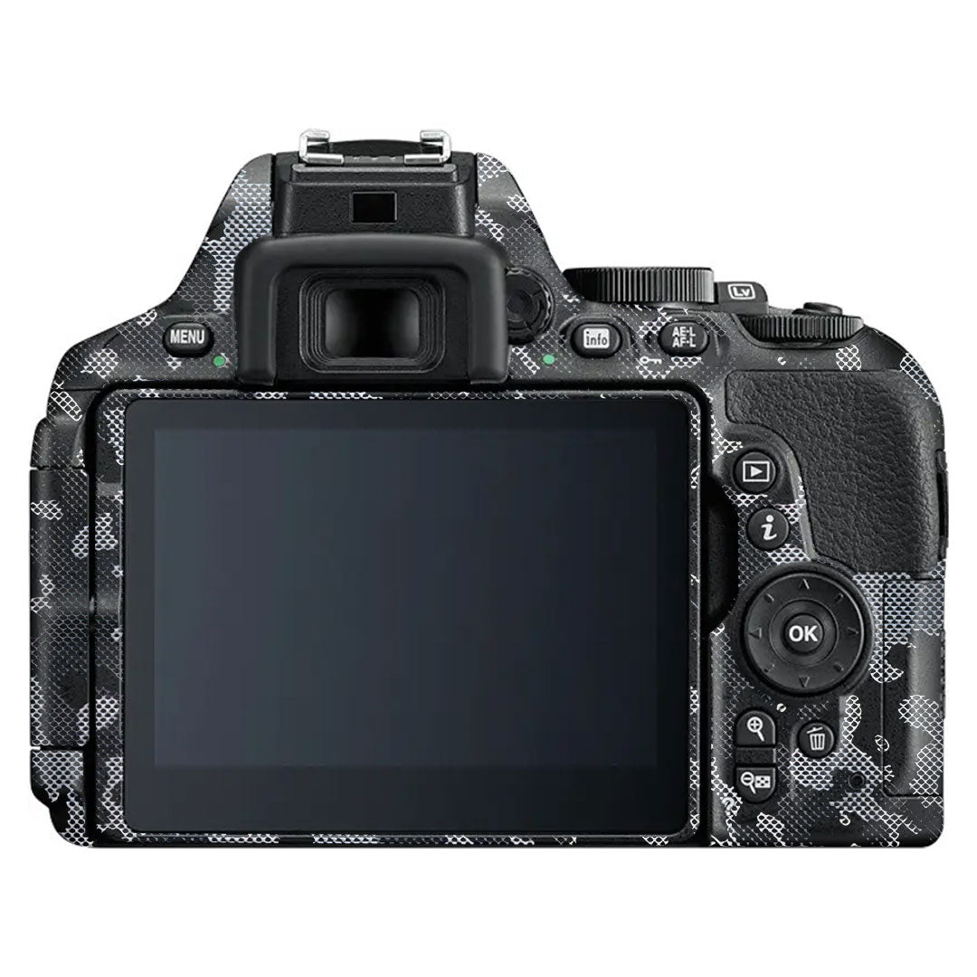 Stealth Grey Camo Nikon D5600 Camera Skin