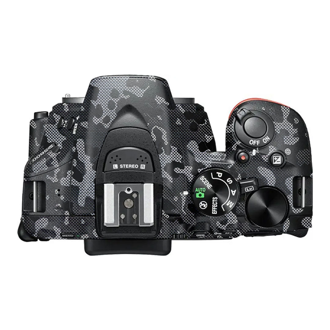 Stealth Grey Camo Nikon D5600 Camera Skin