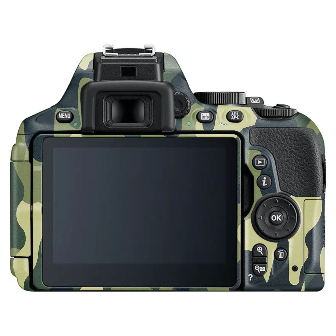 Forest Green Camo Nikon D5600 Camera Skin