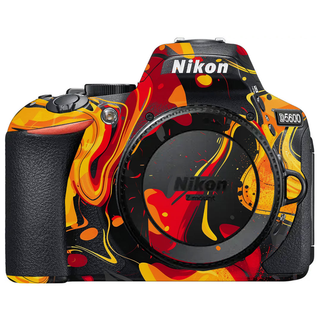 Lava Burst Nikon D5600 Camera Skin