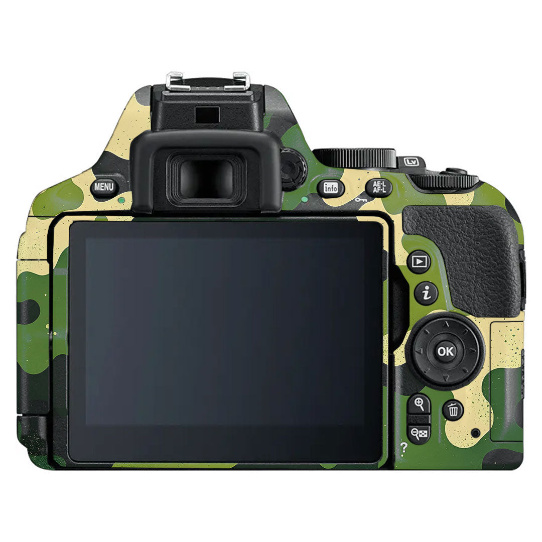 Camouflage Pattern Nikon D5600 Camera Skin