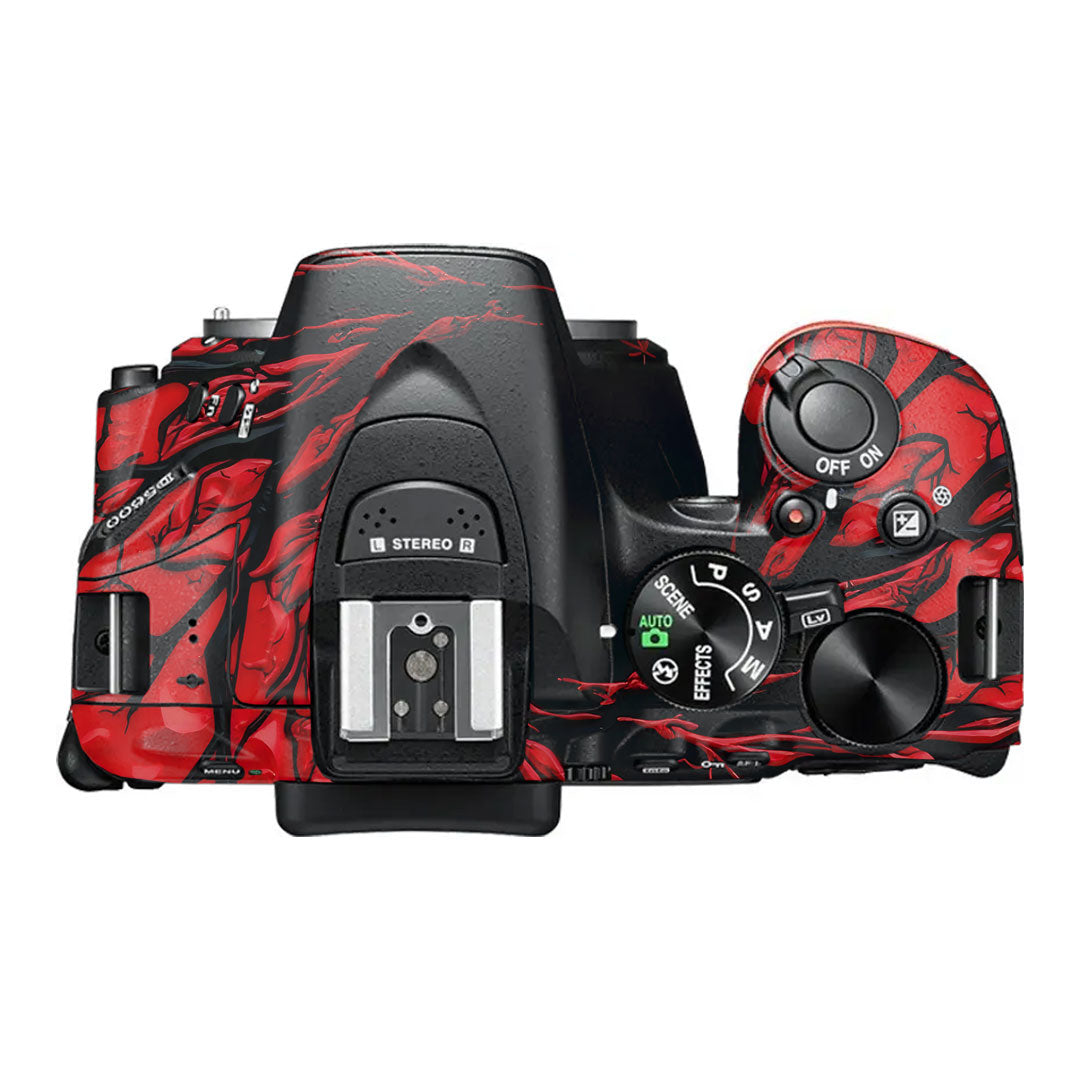 Venom Red Nikon D5600 Camera Skin