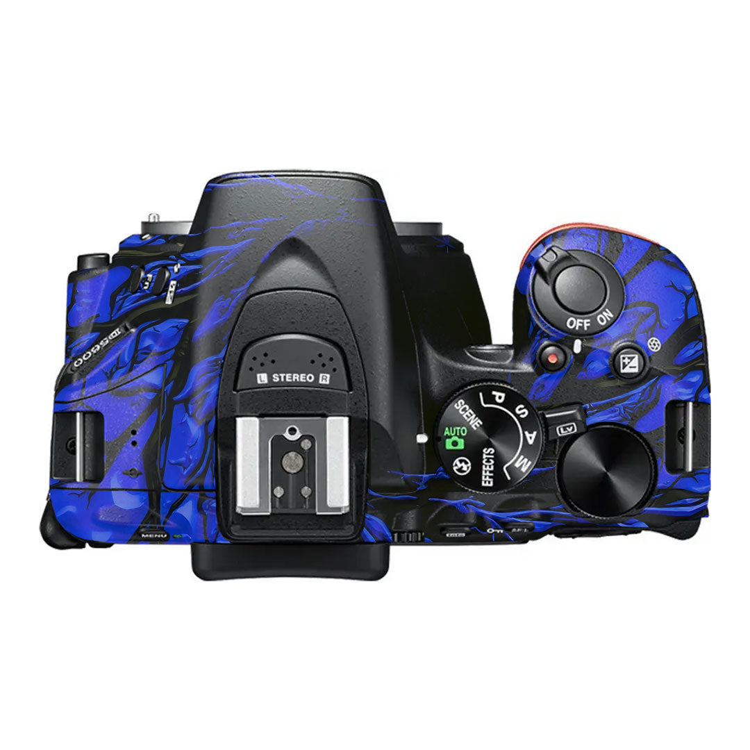 Venom Blue Nikon D5600 Camera Skin