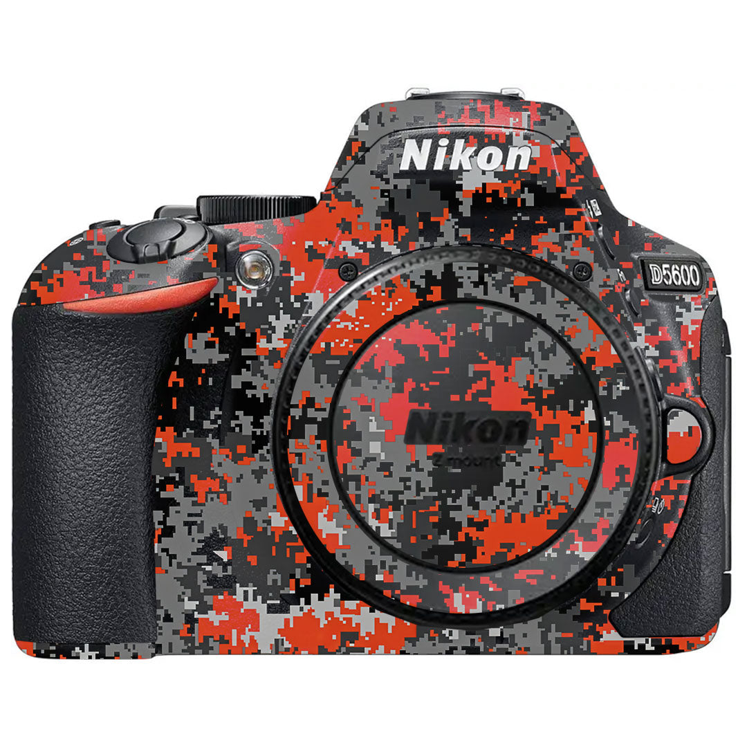 Inferno Pixel Nikon D5600 Camera Skin