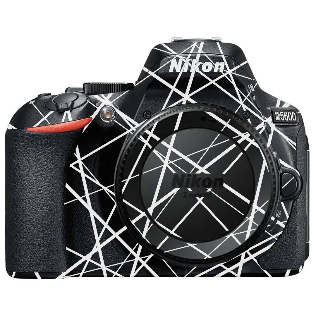 Mono Grid Nikon D5600 Camera Skin